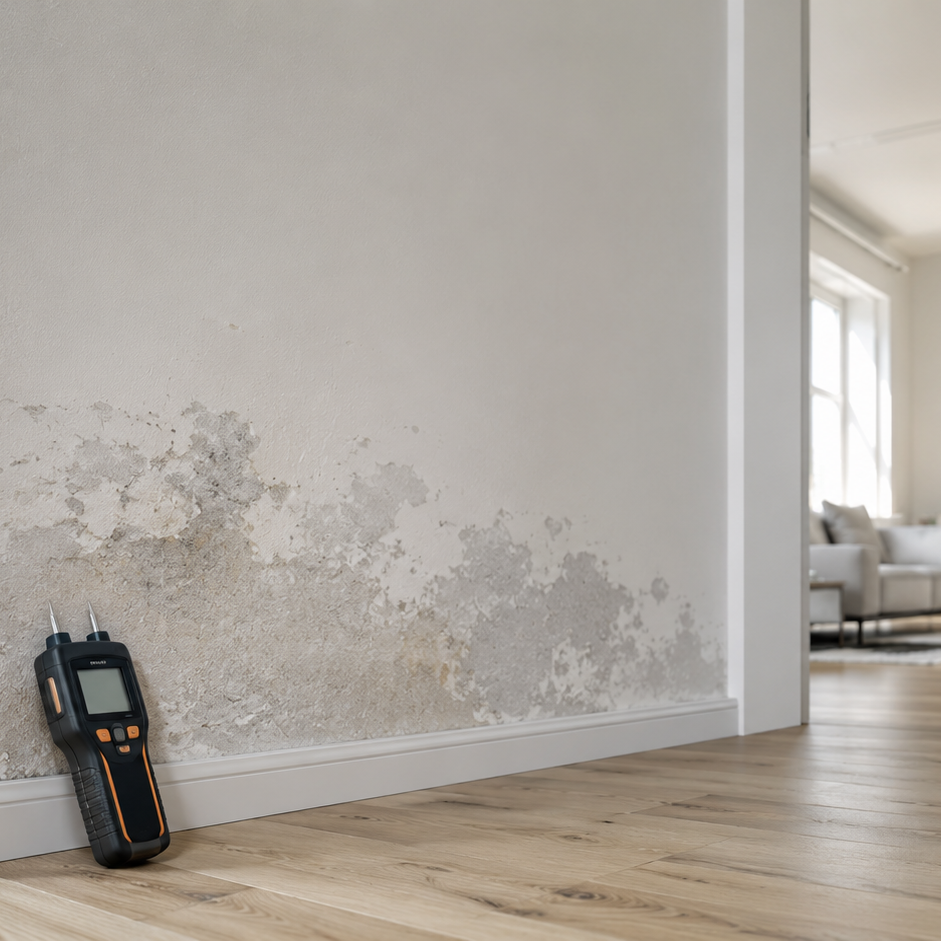 Feuchtigkeitsmessung beim Immobilienkauf in Potsdam und Berlin